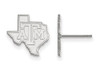 LogoArt SS047TAM Sterling Silver LogoArt Texas A&M University Small Post Earrings