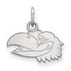 LogoArt SS039UKS NCAA Kansas Jayhawks 3/8 XS Jayhawk Head Pendant, One Size