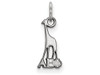 Sororities SS034AEP Sterling Silver LogoArt Alpha Epsilon Phi XS Pendant
