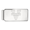 LogoArt SS025UVA Sterling Silver LogoArt University of Virginia Money Clip