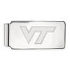 LogoArt SS019VTE Sterling Silver LogoArt Virginia Tech Money Clip