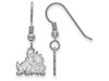 LogoArt SS020TCU Sterling Silver LogoArt Texas Christian University XS Dangle Earrings