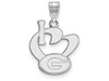 LogoArt SS020UGA Sterling Silver LogoArt University of Georgia Large I Love Logo Pendant