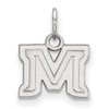 LogoArt SS015MTU Sterling Silver LogoArt Montana State University XS Pendant