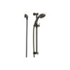 Delta 57014-RB Faucet 3-Spray Touch-Clean Wall-Mount Slide Bar Hand Held Shower with Hose, Venetian Bronze.