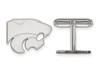 LogoArt SS012KSU Sterling Silver LogoArt Kansas State University Cuff Link