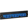 ICC ICFOPS26BK 6-Simplex SC Adapter Panel (Ceramic Sleeve).