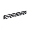 ICC IC107BE241 Patch Panel, Blank, Ez, 24-port, 1 Rms.