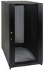 Tripp Lite SR25UB Rack Enclosure Server Networking Cabinet Shallow Depth with Doors, Side Panel, SD3, Black.