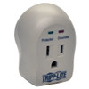 Tripp Lite SPIKECUBE Tripp-Lite SPIKE CUBE Series 1-Outlet Personal Surge Protector, Direct Plug-in, 600 J, 2 Diagnostic LEDs.