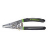 Greenlee Textron 1955-SS Greenlee Pro Stainless Wire Stripper, Cutter and Crimper Curve, 10-18AWG, 7.5-Inches