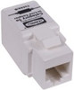 HUBBELL SFC5EWHubbell 1 Port Snap-Fit Coupler with Keystone Jack, BNC Connector, White