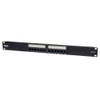 Tripp Lite N252-012 12-Port 1U Rackmount Cat6 110 Patch Panel 568B, RJ45 Ethernet().