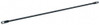 Middle Atlantic Products LBP-1R Middle Atlantic 1/4" Lacer Bar With Flattened Ends For Rackrail (10 Pack)