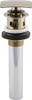 Delta 72175-CZ  Square Push Pop-Up Bathroom Sink Drain with Overflow, Champagne Bronze
