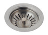 Delta 72010-SS  Brilliance Stainless Classic Basket Strainer and Flange for Kitchen Sinks with a 3.5" Sink Opening.