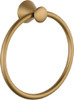 Delta 73846-CZ Faucet Lahara Towel Ring, Champagne Bronze