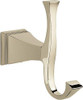 Delta 75135-PN Faucet Dryden Robe Hook, Polished Nickel