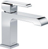 Delta 567LF-LPU Faucet  Ara Single Handle Single Hole Bathroom Faucet - Less Pop-Up, Chrome