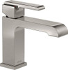 Delta 567LF-SSLPU  Ara: Single Handle Lavatory Faucet- Less Pop-Up STAINLESS