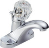 Delta B512LF CP LAV FAUCET CLEAR SINGLE LEVER W/POP UP DRAIN FAUCET COMPANY KITCHEN/BATH/B 930845