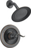 Delta BT14296-OB Faucet Windemere Single-Function Shower Trim Kit with Single-Spray Shower Head, Oil Rubbed Bronze (Valve Not Included)