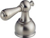 Delta H215SS Faucet Two Metal Lever Handle Kit, Stainless