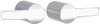 Delta H261 Faucet Compel Two Metal Lever Widespread Handle Kit, Chrome