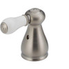 Delta H277SS Faucet Leland, Two Porcelain Lever Handle Kit, Stainless