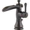 Delta 598LF-RBMPU Faucet Cassidy Single Handle Single Hole Waterfall Bathroom Faucet, Venetian Bronze
