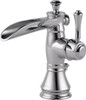 Delta 598LF-MPU Faucet Cassidy Single Handle Single Hole Waterfall Bathroom Faucet, Chrome