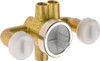 Delta R1827-XO  Jetted Shower(Tm) Rough-In With Extra Outlet (6 Setting) CHROME
