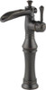Delta 798LF-RB Faucet Cassidy Single Handle Single Hole Waterfall Bathroom Faucet for Vessel Sinks, Venetian Bronze