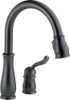 Delta 978-RB-DST Faucet Leland Single Handle Pull-Down Kitchen Faucet with Magnetic Docking, Venetian Bronze