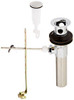 Delta RP26533 Faucet Drain Assembly Bathroom Metal Less Lift Rod and Knob, Chrome