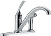 Delta 300-DST 134 / 100 / 300 / 400 Series Single Handle Kitchen Faucet with Integral Spray 147039