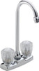 Delta 2170LF  Classic Two Handle Knob Bar/Prep Faucet, Chrome