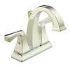 Delta 2551-PNMPU-DST Faucet Dryden Two Handle Centerset Lavatory Faucet, Polished Nickel
