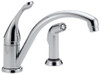 Delta 441-DST  Collins Single Handle Kitchen Faucet with Spray, Chrome