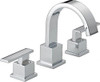 Delta 3553LF  Vero Two Handle Widespread Lavatory Faucet, Chrome
