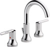 Delta 3559-MPU-DST  Trinsic: Widespread Bath Faucet W/ Metal Pop-Up CHROME