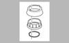 Delta RP60979  Trim Ring, Base and Gasket (Valve sold separately)