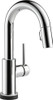 Delta 9959T-DST Faucet Trinsic Single Handle Pull-Down Bar/Prep Faucet Featuring Touch2O Technology, Chrome