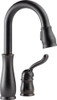 Delta 9978-RB-DST Leland Single Handle Pull-Down Bar / Prep Faucet 135019
