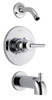Delta T14459-LHD Faucet Trinsic 14 Series Tub/Shower Trim with Less Showerhead, Chrome