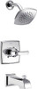 Delta T14464 Faucet Ashlyn 14 Series Single-Function Tub and Shower Trim Kit with Single-Spray Touch-Clean Shower Head, Chrome (Valve Not Included)