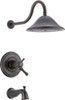 Delta T17T497-RB Faucet Cassidy MultiChoice 17T Series Tub and Shower Trim, Venetian Bronze