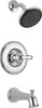 Delta T14494 Faucet Linden 14 Series Single-Function Tub and Shower Trim Kit with 5-Spray Touch-Clean Shower Head, Chrome (Valve Not Included)
