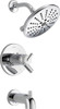 Delta T17T459-H2O Faucet Trinsic TempAssure 17T Series Tub & Shower Trim with H2Okinetic Technology, Chrome