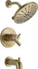 Delta T17T459-CZH2O Faucet Trinsic TempAssure 17T Series Tub & Shower Trim with H2Okinetic Technology, Champagne Bronze